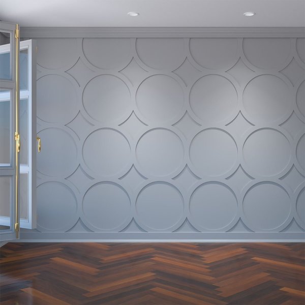 Ekena Millwork Large Beacon Decorative Fretwork Wall Panels in Architectural Grade PVC, 23 3/8"W x 23 3/8"H x 3/8"T WALP24X24BEA